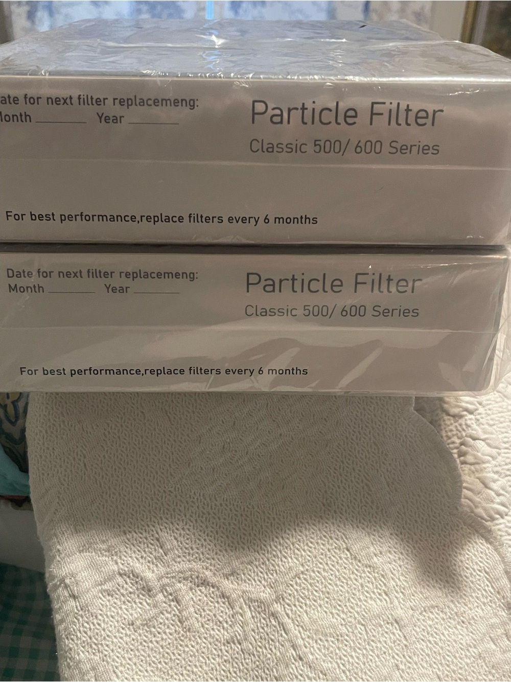 Particle Filter Classic 500/600 Series - White 13x9.5x3 (2)